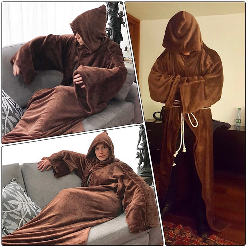 Pijamas Sacos Cobijas Con Mangas Mantas Con Mangas Ropa Monk