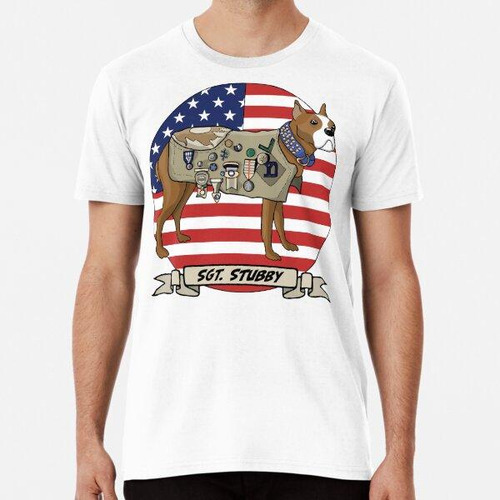 Remera Camiseta Del Sargento Stubby Dog Hero Of World War I 