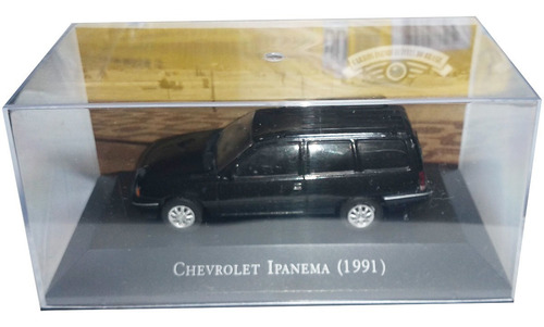 Miniatura Chevrolet Ipanema 1991 Carros Inesquecíveis Cor Preto