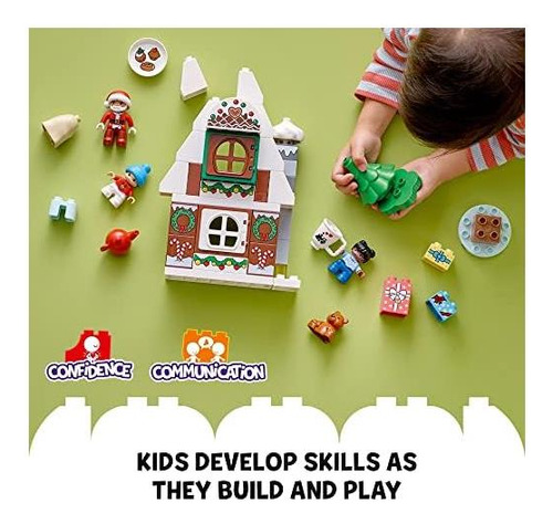 Lego Duplo Santas Gingerbread House Building Building, De Y