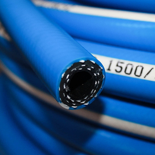 Mangueira Alta Pressão Lava Rápido 1500psi 1/2 Azul- 5m