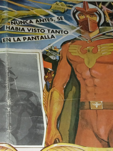Póster Capitán Futuro. Mazinger Z. Antiguo De Colección!. (Usado)
