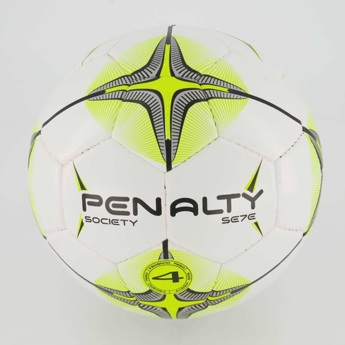 Bola Penalty Society Se7e N4 X - Branco E Amarelo