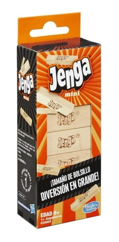 Imagen 1 de 1 de Juego De Mesa Jenga Mini Original Hasbro