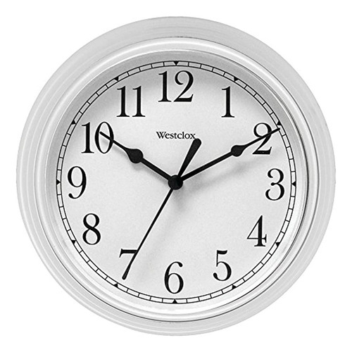 Salton 46994 Westclox Simplicity Reloj De Pared, 1, Blanco