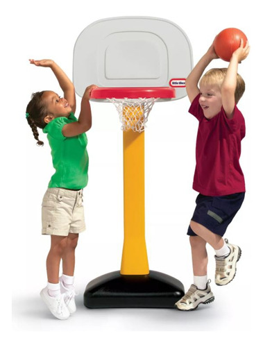 Aro De Basket Plástico P/ Niños +2 Little Tikes 130cm Fijo