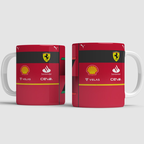 Taza Cerámica Premium Formula 1 Ferrari