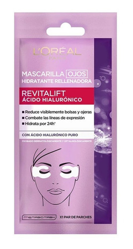 Revitalift Acido Hialuronico Mascarilla Ojos Loreal