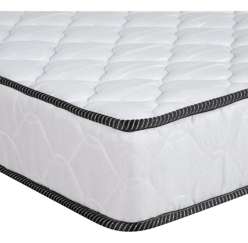 Colchão Castor King Montblanc Double Face D45 193x203x18cm Cor Branco e preto