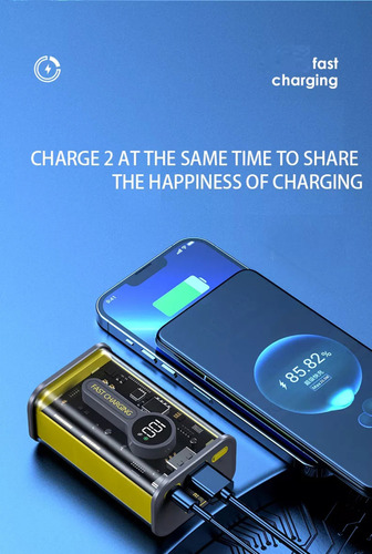 Cargador io ibk 22,5w ibk tipo c y usb portátil con cable carga 1a