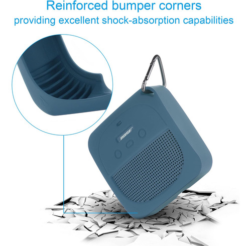 Txesign Funda De Silicona Compatible Con Bose Soundlink Micr