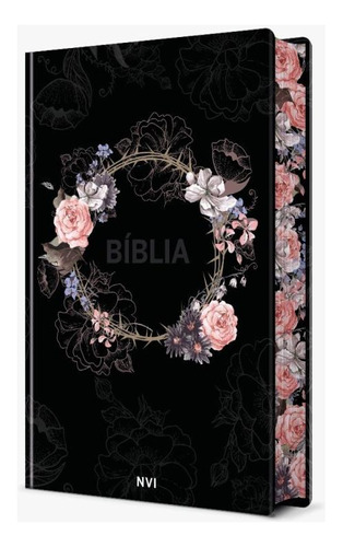 Biblia Sagrada Flores Preta - Nvi