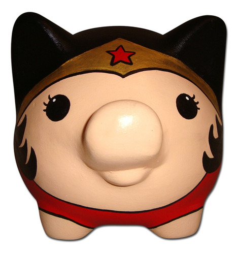 Chancho Alcancia Chico / Superheroes / Mujer Maravilla