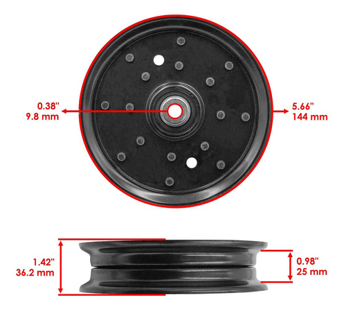 Deck Pulley For Gravely 988186 991276 991129 991282 9912 Cch
