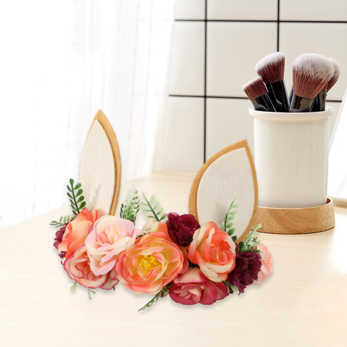Diadema Con Orejas De Conejo, Decoración De Estilo A