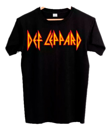 Camiseta Rock Def Leppard Banda Glam Metal Hair Hard Rock