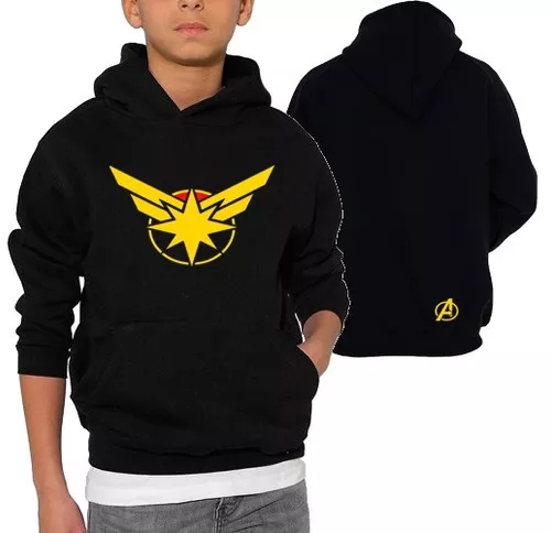 Gimnasta Apariencia Prohibición Sudadera Niño Capitana Marvel N-3