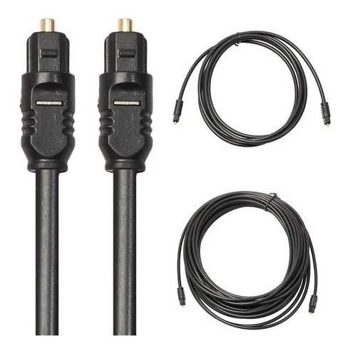 Cable De Fibra Óptica Digital Toslink 3 Metros Audio + Envío