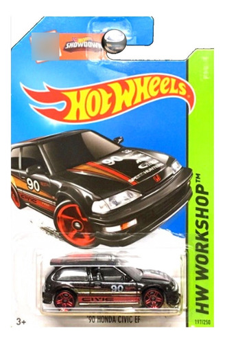 Hot Wheels Escala 1:64 #197 '90 Honda Civic Ef Workshop New