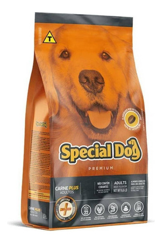 Alimento Special Dog Premium Cão Adulto Carne Plus  15kg