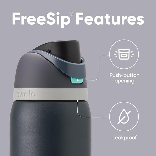 Garrafa Térmica Owala Freesip 24 Oz Misty Tide
