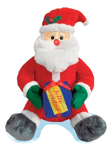 Figura Navideña Santa Sentado 1.2 M