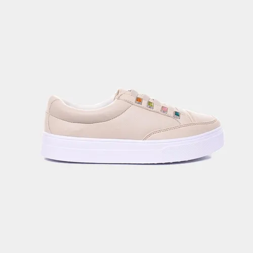 Sapatênis Casual Feminino De Elástico Muito Confortável