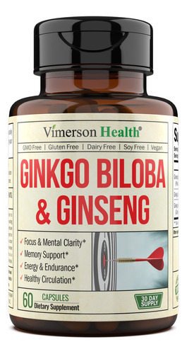 Panax Ginseng + Ginkgo Biloba Complex Cpsulas - Raz De Ginse