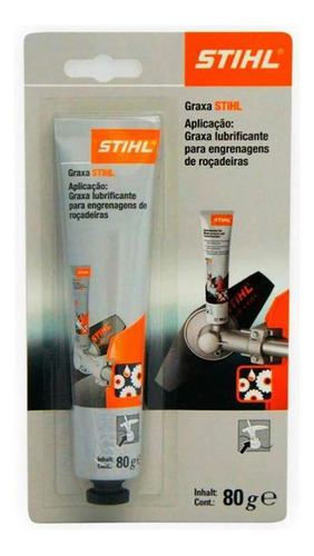 Tubo Graxa Lubrificante Para Roçadeiras 80gr Stihl