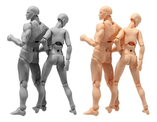 2 Muñecos Maniquíes Para Mujer Y Hombre Dibujando Figma Proj
