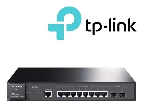 Imagen 2 de 4 de Switch Tp-link Tl-sg3210 8 Puertos Gigabit + 2 Sfp Admin L2