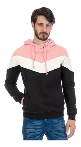 Imagen 1 de 6 de Sudadera Cerrada Moda Hombre Con Capucha