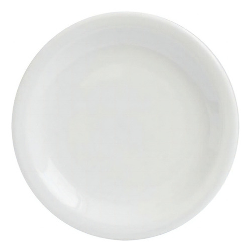 Set X 6 Plato Playo Porcelana Kremer Restaurant 21 Cm