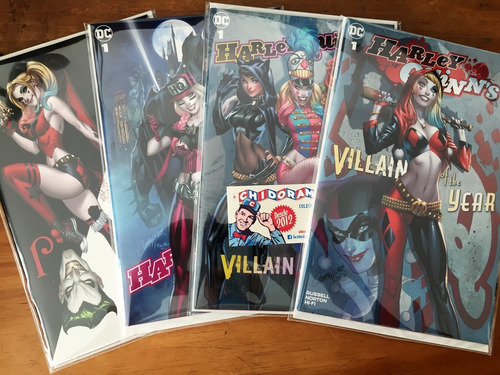 Comic Set - Harley Quinn's Villain Of The Year #1 Campbell
