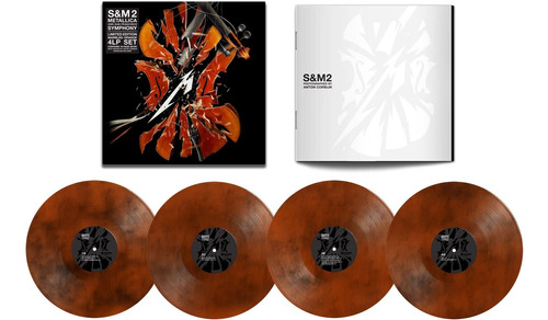 Metallica S&m2 Limited Ed. Orange Vinyl 4 Lp Set*nuevo