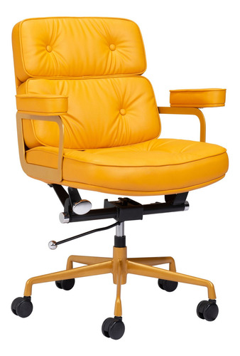 Silla De Oficina Smiths Amarillo Këssa Muebles