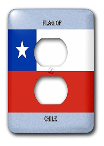3drose Lsp_210412_6 Bandera De Chile 2 Enchufe Tapa De Salid