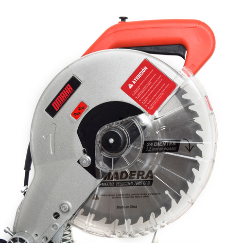Imagen 2 de 7 de Sierra Circular Ingletadora Omaha 255 Mm 1650 W 2,2hp