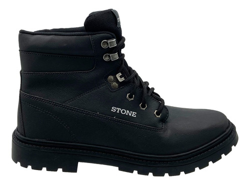 Borcego Stone Hombre Trekking Pu Liso 04112n