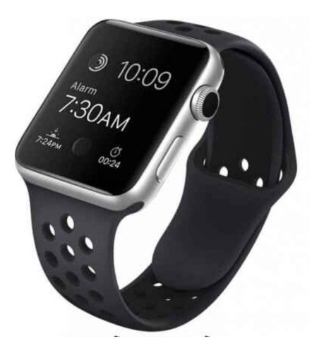 Correa Silicona Estilo Nike Iwatch - Para Apple Watch