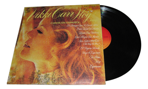 Vikki Carr - Hoy, Canta En Español - Lp 12''