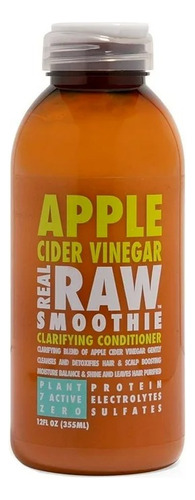 2 Pza Acondicionador Real Raw Apple Cider Vinegar 355 Ml