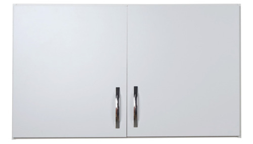 Alacena 2 Puertas 100 Cm Blanca Mueble Organizador Cocina