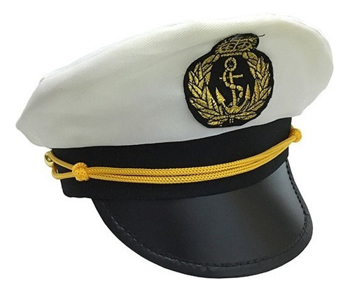 Sombrero Capitán Marino Gorro Naval Fiestas Disfraces 