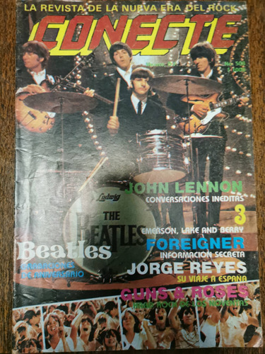 Revista Conecte John Lennon Los Beatles