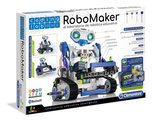 Clementoni - Robomaker, Set De Iniciación - Robot Educativo