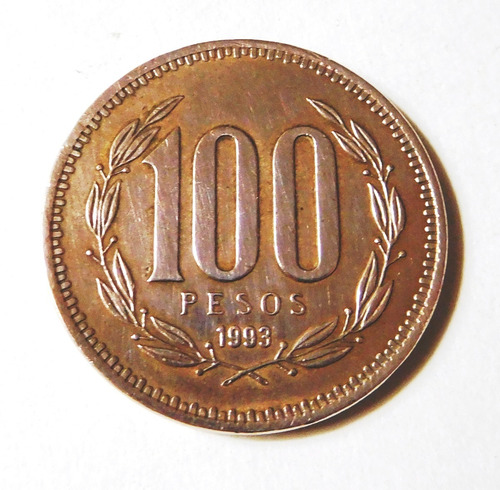Moneda De 100 Chilenos Año 1993#10