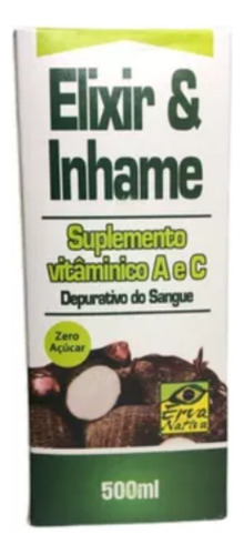 Elixir E Inhame Natural Com Vitamina A E C Cólicas Diurético