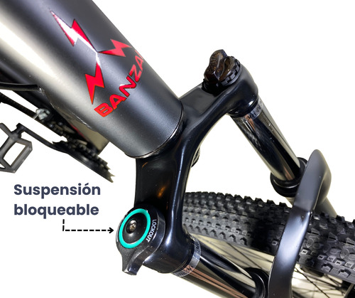 Bicicleta Montaña Banzai Aluminio R29 Frenos Hidráulicos Msi