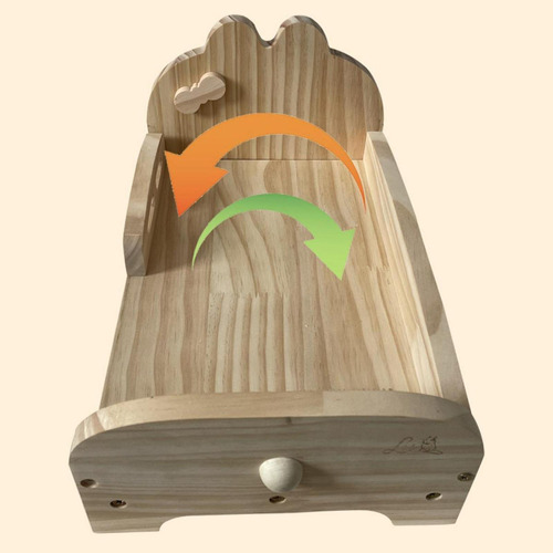 Nido De Cama De Conejillo De Indias De Madera Versátiles S